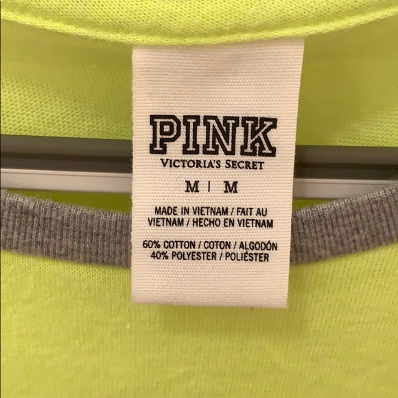 Pink Yellow and Grey Long Sleeve T-shirt - Picture 3 of 3